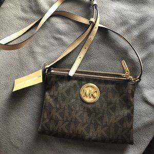 NWT Michael Kors Fulton Crossbody